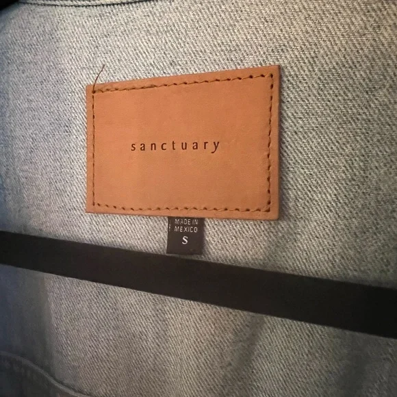 Anthropologie • Sanctuary Ramsey Denim Duster Trench size Small - Picture 6 of 6